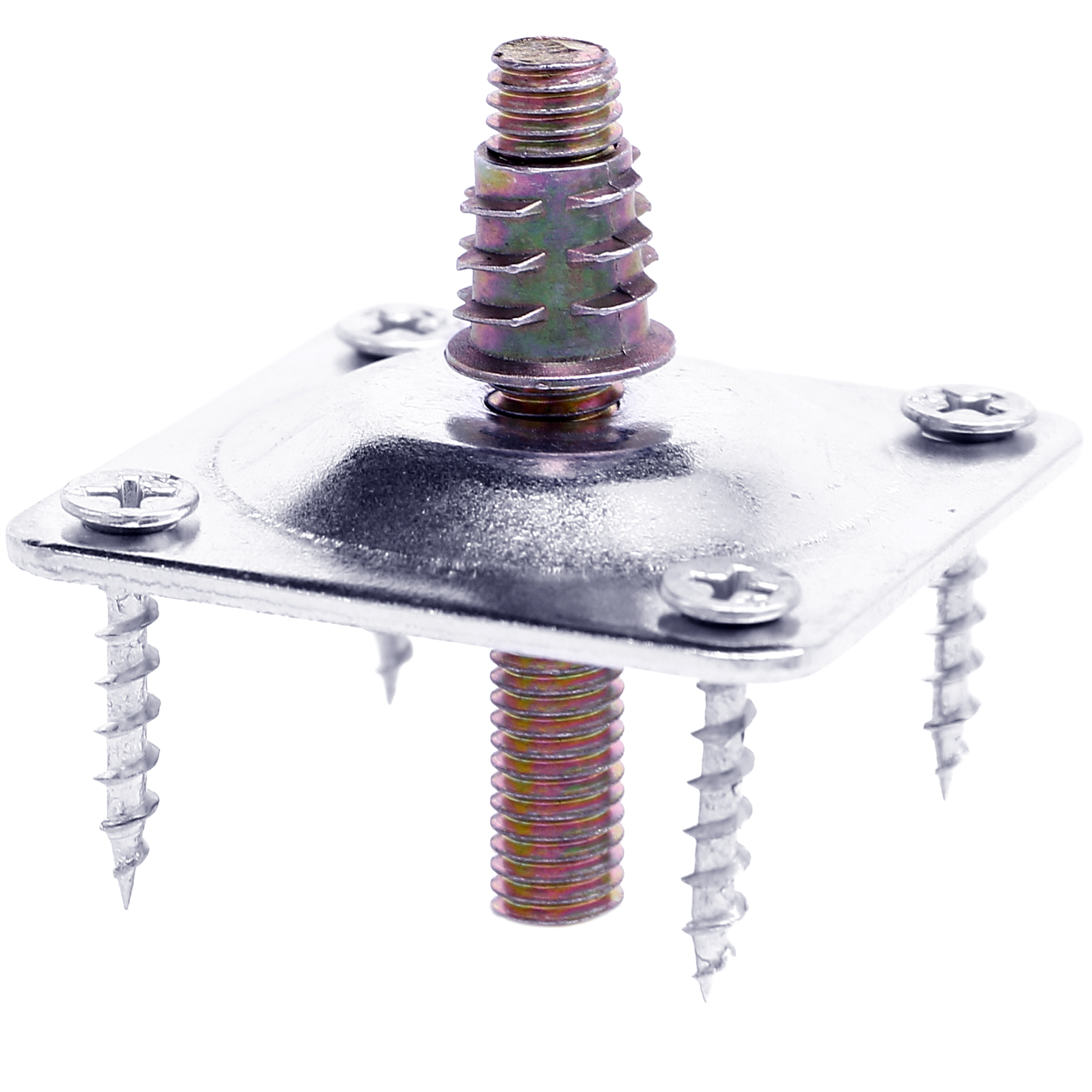 Anwenk Leg Mounting Plates, Furniture Leg Attachment Plates Anwenk