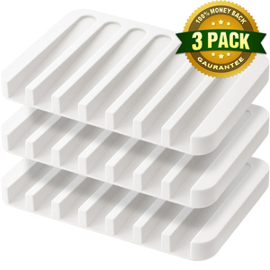 Anwenk Soap Dish Flexible Silicone (Pack of 3)