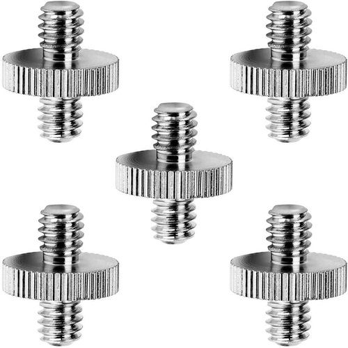 Anwenk 1/4"-20 Male to 1/4"-20 Male Threaded Screw Adapter